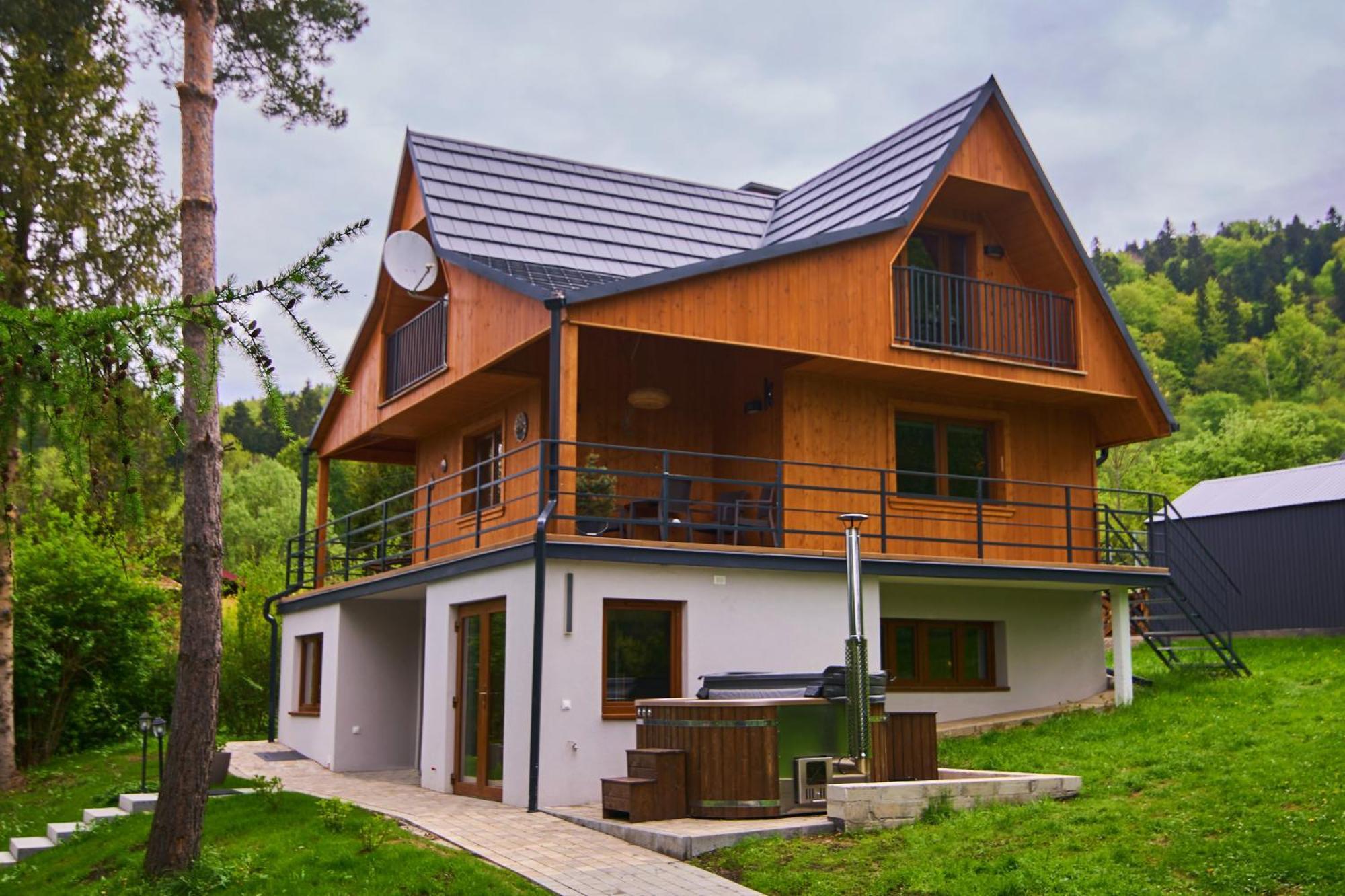 Tylko Tu Bieszczady, Balia, Sauna Baligród Eksteriør bilde